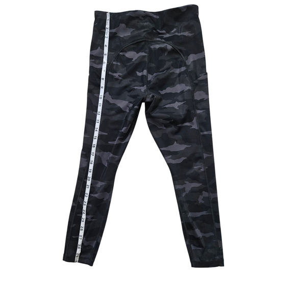 Athleta womens ultimate camo 7/8 tight black green leggings size SP - Picture 6 of 9